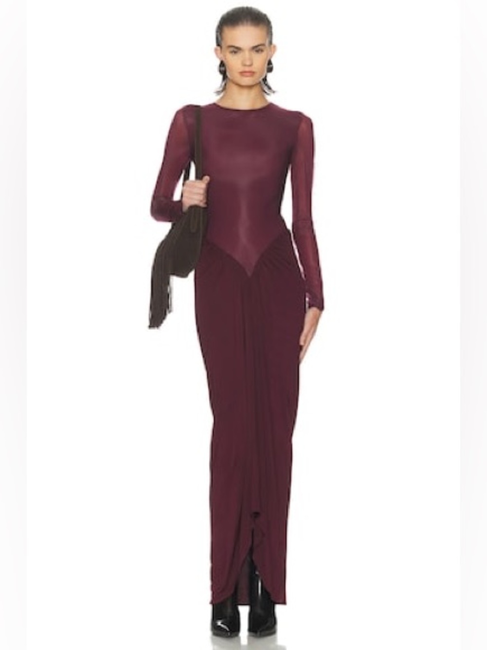 Helsa 
The Margot Dress in Merlot